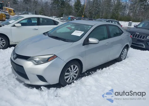 2014 Toyota Corolla Le from USA, damaged, VIN 2T1BURHE1EC133574